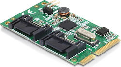 DeLock Κάρτα PCIe σε 2 θύρες SATA
