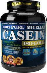 Fit 100% Pure Micellar Casein Laktosefrei mit Geschmack Kekse und Sahne 908gr