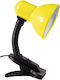 ARlight HD 108 Office Lamp with Flexible Arm for Socket E27 and Clip in Yellow Color