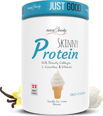 QNT Easy Body Skinny Protein Πρωτεΐνη Ορού Γάλακτος με Γεύση Vanilla Ice Cream 450gr