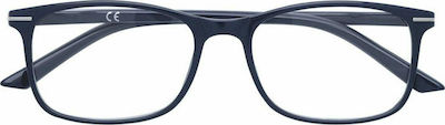 Zippo Men's Reading Glasses +2.50 in Navy Blue color 31Z-B24-BLU250