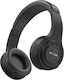 Moxom MX-WL15 Bluetooth Wireless On Ear Headphones with 9 hours of Operation Black