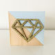 Wooden Decorative Cube - Diamond