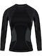 Alpinus Active Base Layer Damen Thermo Langarmshirt Schwarz