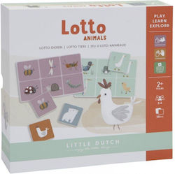 Little Dutch Board Game Lotto Ζωάκια for 2-4 Players 2+ Years LD4751 (EN)