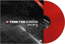 Native Instruments Scratch Timecode Vinyl Record 12" Scratch Control Vinyl MKII für Traktor Rot in Rot Farbe