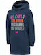 Children's Dress Sweatshirt Long Sleeve Navy Blue