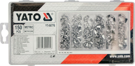 Yato Set Butterfly Nut 150pcs