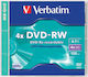 Verbatim Επανεγγράψιμο DVD-RW 4x 4.7GB 1τμχ