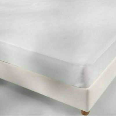 La Luna Waterproof Baby Crib Mattress Protector Antibacterial Cotton with Envelope Cover 60x120εκ.