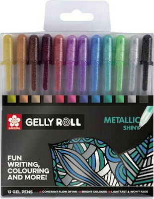 Sakura Pen Gel with Multicolour Ink 12pcs