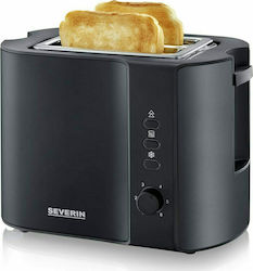 Severin AT 9552 9552000 Toaster 2 Schlitze 800W Schwarz