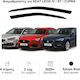 Heko Set of Windbreakers Front Car Dark Fime for Seat Leon 2pcs