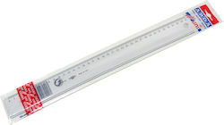 Arda Ruler Plastic Transparent 40cm Υποδεκάμετρο