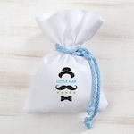 Christening Favor in Pouch Little Man made of Fabric