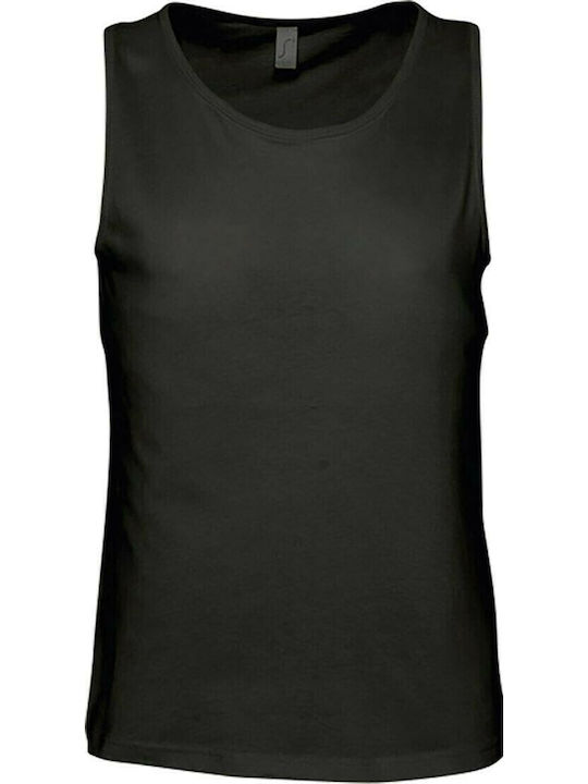 Sol's Justin Men's Sleeveless Promotional Blouse Black 11465-309