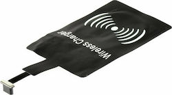 Qi Charging Receiver micro USB-B in Black color