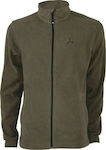 Apu Hunting Cardigan Fleece Khaki