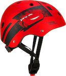 Seven Disney Cars Kids' Helmet for Bike Red