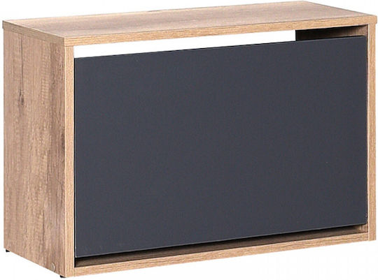 Step Wooden Shoe Organizer Sonoma / Anthracite 60x30x42cm