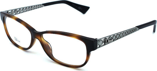 Dior Diorama O5 Rame Ochelari Pentru Femei Acetat Maro Tortoise DioramaO5 086