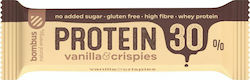 Bombus Protein Bar with 30% Protein & Flavor Vanilla Crisp 50gr