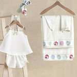 Disney Baptism Towel Set Princesses ΛΠ62 Εκρού