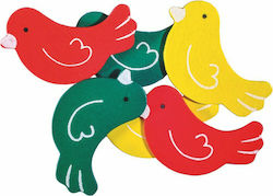 Uni Pap Wooden Animals 6pcs J-137215