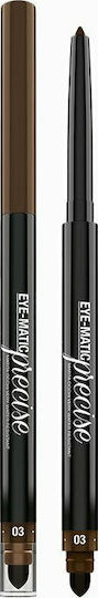 Bellaoggi Eye Matic Precise Long Lasting Matte Waterproof Μαλακό Μολύβι Ματιών 003 Chocolate