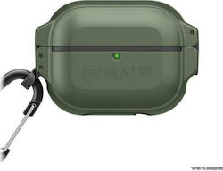 Catalyst Total Protection Θήκη Σιλικόνης με Γάντζο Army Green για Apple AirPods Pro