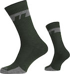 Pentagon Alpine Mid Merino Long Isothermal Hunting Socks Olive Socks in Green color