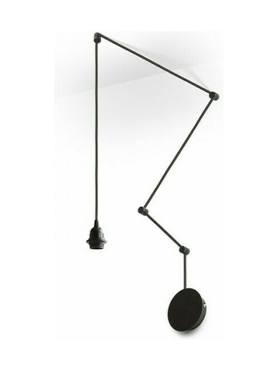 Rendl Light Studio Spider I Pendant Light Single-Light for Socket E27 Black