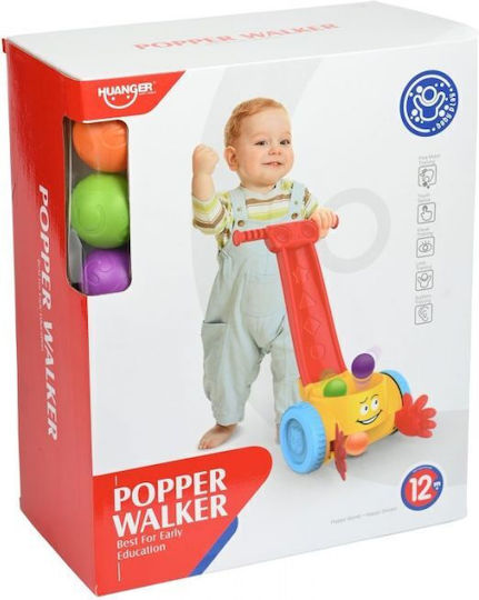 Martin Toys Multicolour Battery-Powered Baby Push Walker That Throws and Collects Balls With Sounds