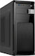 Gembird Fornax 120 Midi Tower Κουτί Υπολογιστή Μαύρο