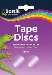 Bostik Glue Stickers Tape Disks Clear 120pads 30803764