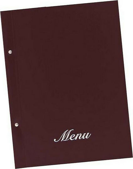 Next Menu Holder Made of PU Leather in Burgundy Colour 32x23.5 cm Basic