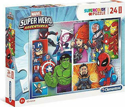 Kids Puzzle Marvel Super Hero for 3++ Years 24pcs Clementoni