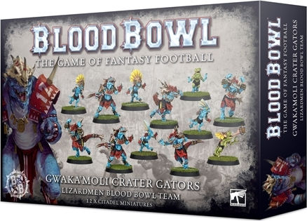 Games Workshop Blood Bowl Gwaka'moli Crater Gators - Lizardmen Team Figure