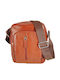 Leather Men's Bag Shoulder / Crossbody Tabac Brown