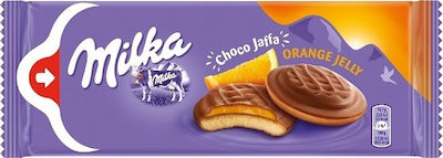 Milka Kekse Mit Topping & Füllung Schokolade-Orangen-Gelee 1Stück 147gr