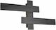 Trio Lighting Belfast Modern Lamp Wall with Integrated LED and Warm White Light Black 60x30cm