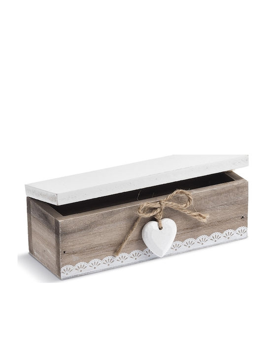 Παρίσης Wooden Wedding Favor Box 6pcs