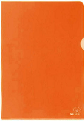 Typotrust Πλαστική Ζελατίνα για Έγγραφα Τύπου "Γ" A4 με Ενίσχυση Πορτοκαλί