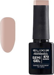Elixir Semi Gel Хибриден Лак за Нокти 573 бадем...