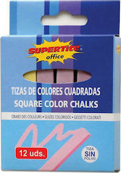 Supertite Supertite Chalk 12pcs Multicolour