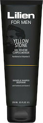 Union Cosmetic Lilien Men Yellow Stone Shower Gel 250ml