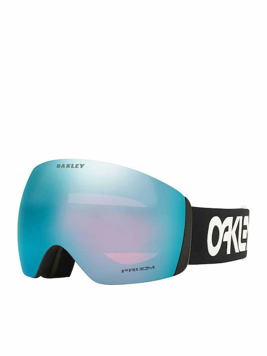 Oakley Flight Deck Ski & Snowboard Goggles Kids Black with Lens in Blue Color