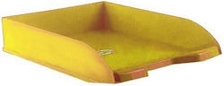 Ark Filing Tray Plastic Yellow 34.5x25.5x6.5cm