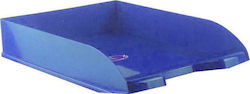 Ark Transparent Filing Tray Plastic Blue 34.5x25.5x6.5cm