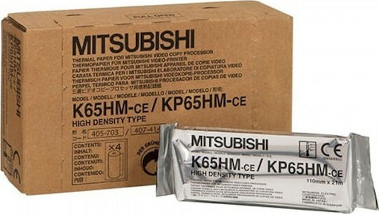 Mitsubishi Electric Ultraschallpapiere 4Stück K-65HM